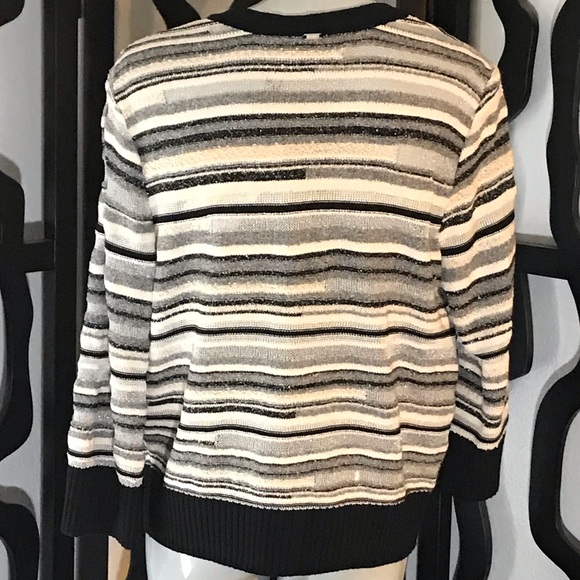 St.John Striped Button Cardigan - Picture 4 of 8